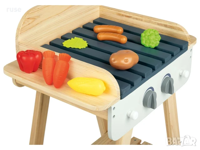 НОВИ! Детско дървено барбекю грил с аксесоари  , снимка 3 - Образователни игри - 50844819
