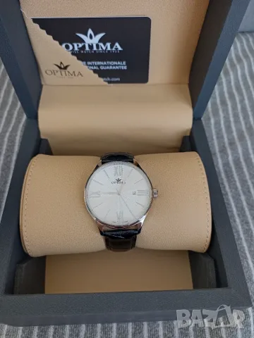  Swiss Made  Optima Нов, снимка 2 - Мъжки - 55988335