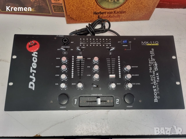 MIXER DJ TECH MX-110, снимка 2 - Ресийвъри, усилватели, смесителни пултове - 53190140