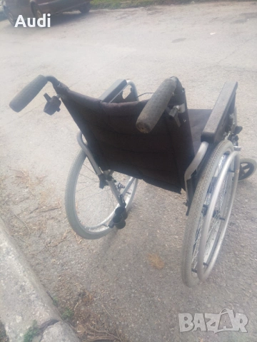 Сгъваема инвалидна рингова количка със степенки Марка: Eclip Ширина на седалката 45см Дълбочина 44см, снимка 8 - Инвалидни колички - 53721265