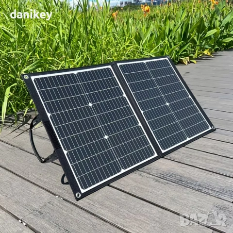 Мощен Сгъваем Соларен Панел 120W (Peak) – Монокристален | USB-C, XT60, DC за Къмпинг, снимка 6 - Къмпинг осветление - 53750304