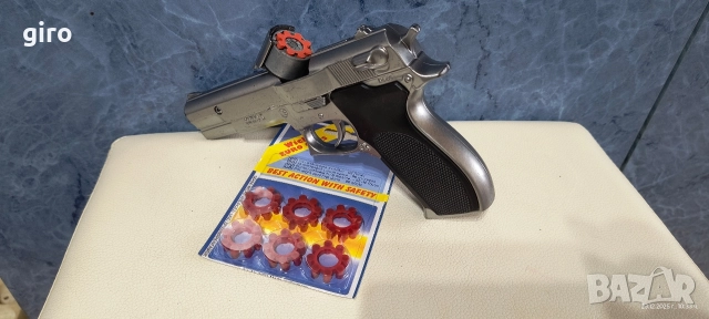 Масивен метален пистолет с капси COLT+96 бр. капси , снимка 11 - Колекции - 52883248