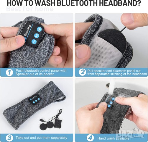 Perytong Bluetooth спортни слушалки в лента за глава, снимка 8 - Bluetooth слушалки - 38812021