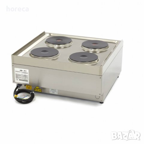 Котлон електрически с 4 чугунени гнезда 60 х 60см., снимка 2 - Обзавеждане на кухня - 42026102