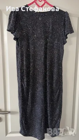 Бляскава нова многоцветна ламе нишка парти коктейлна официална еластична рокля , снимка 9 - Рокли - 48788994