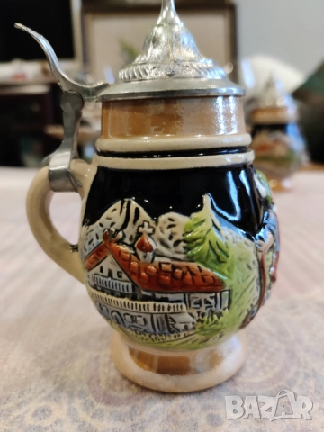 Керамични халби за бира с капак, снимка 9 - Колекции - 52714330