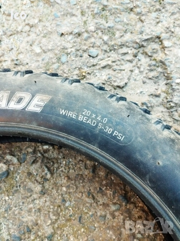 Гума Kenda 20x4, снимка 2 - Части за велосипеди - 53799766