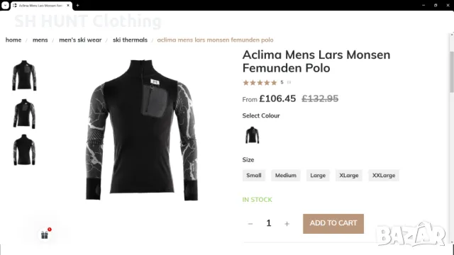 ACLIMA Lars Monsen Femunden Polo 100% Merino Wool размер XL -XXL термо блуза 100% Мерино вълна - 390, снимка 2 - Блузи - 41245003