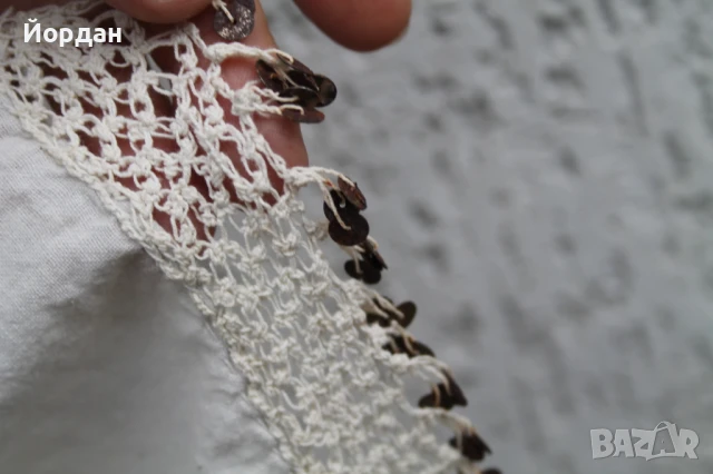 Кърпа за глава от народна носия, снимка 6 - Антикварни и старинни предмети - 50496619