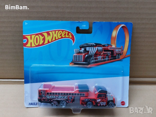 Камиони / колички Hot Wheels - 20 модела  Track Fleet - Nitro Rail, снимка 6 - Коли, камиони, мотори, писти - 51551959