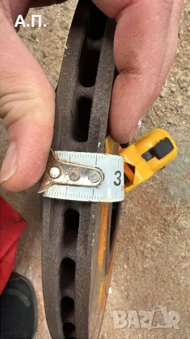 Предни дискове ATE Bmw e46 320D, снимка 4 - Части - 50383732