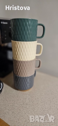 Керамични чаши за чай,капучино,лате, снимка 3 - Чаши - 52839866