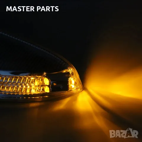 LED Мигачи за Огледала за Mercedes C W204 / GL X164 / ML W164 / Vito/Viano W639 - Plug & Play с Каче, снимка 7 - Части - 50423411