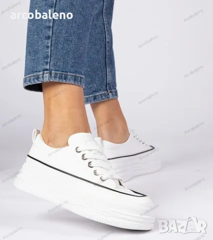 Дамски маратонки с висока подметка Selina, 4цвята , снимка 17 - Маратонки - 49425222