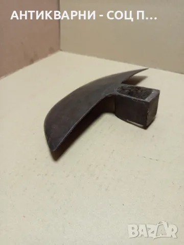 Соц Стара Ръчно Кована Мотика Чапа Номер 6. Тегло 0.800кг., снимка 3 - Антикварни и старинни предмети - 49743632