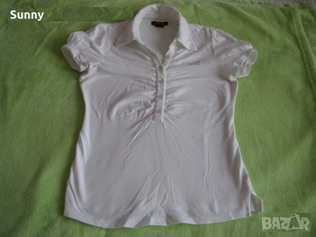 Дамска Копринена Блуза с Къс Ръкав Лятна блуза, снимка 7 - Ризи - 41554812