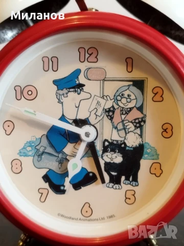 Стар механичен будилник, настолен часовник, снимка 4 - Антикварни и старинни предмети - 51290670