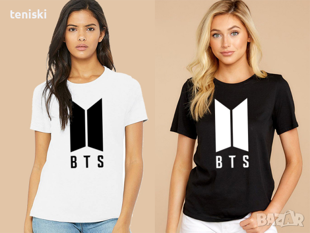 Тениска BTS Bangtan Boys Мъжки дамски и детски, снимка 4 - Тениски - 30615931