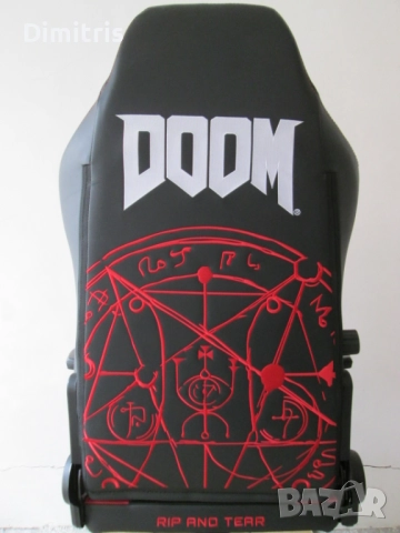 Геймърски стол Noblechairs Hero DOOM Edition , снимка 7 - Столове - 48942636