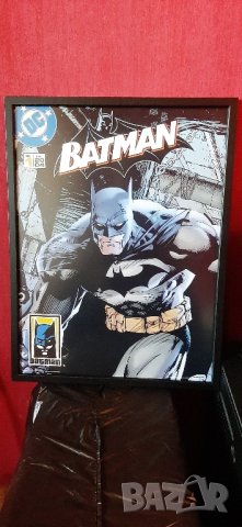 Качесвен плакат на Batman с рамка 40/50 см-35 лв, снимка 3 - Колекции - 42280955