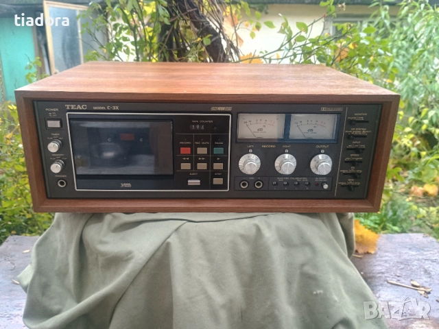 TEAC C-3X  3-Head Stereo Cassette Deck DBX -Wood Case, снимка 8 - Декове - 52339922