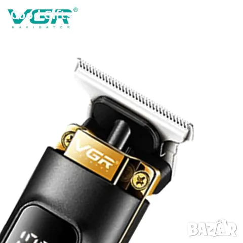 VGR V-985 – Прецизен тример с LED дисплей и Turbo режим, снимка 3 - Машинки за подстригване - 50392519