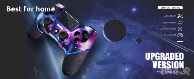 Безжичен контролер AceGamer за PS4- лимитирана серия, снимка 4 - Аксесоари - 49089886