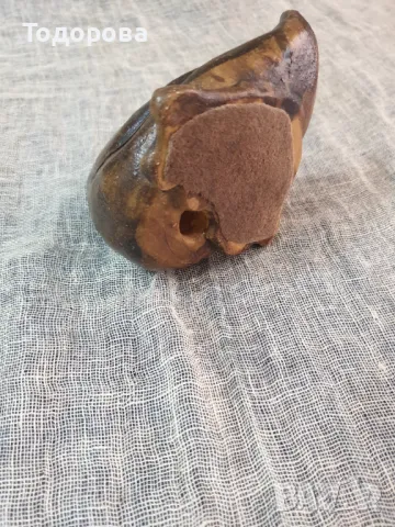 Тежка каменна пластика на патица, снимка 5 - Антикварни и старинни предмети - 48916343