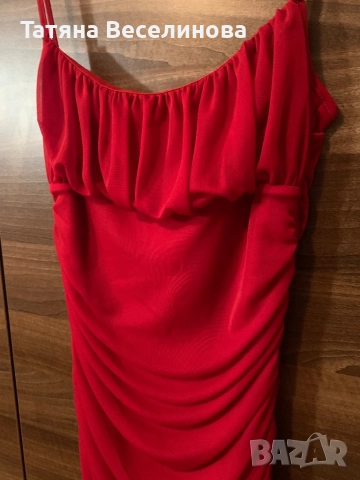 Официална червена рокля Morgan, снимка 4 - Рокли - 52965351