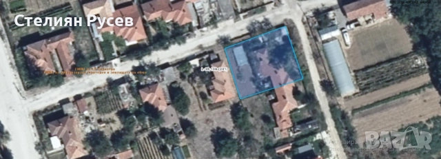 2 имота -232кв къща   / парцел 1440 кв двор  в с. Калипетрово, зад детската градина на ул. Зелен Син, снимка 3 - Парцели - 52887573