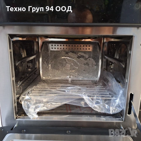 Еър фрайър Мини фурна 14 литра XXL грил за пиле, шишчета за месо,кошница за картофи и други , снимка 8 - Печки, фурни - 50465072