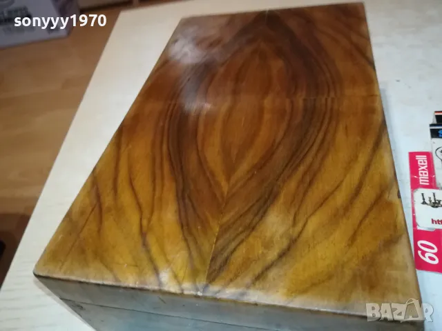 КРАСИВА КУТИЯ-ЕСТЕСТВЕН ФУРНИР 1503251729, снимка 5 - Антикварни и старинни предмети - 49507394