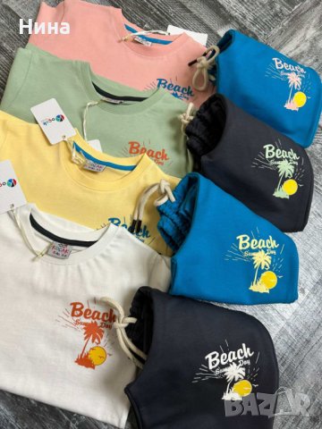 Страхотен комплект за момчета в зелен цвят , снимка 4 - Детски комплекти - 44157685