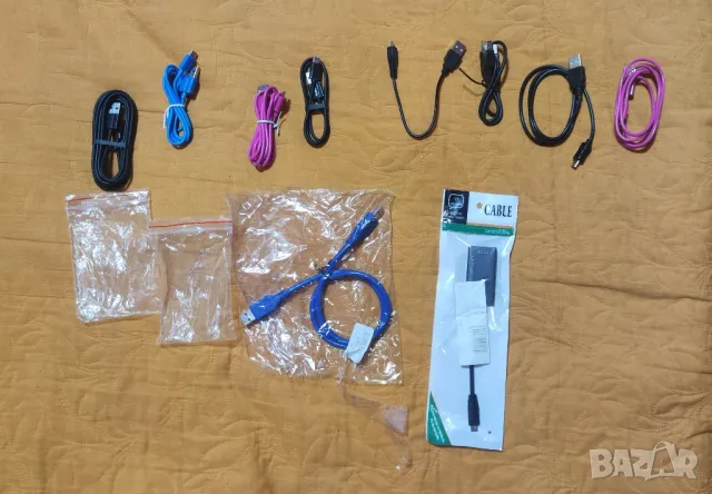 Кабел за зареждане USB to micro usb, to mini usb, usb to usb male