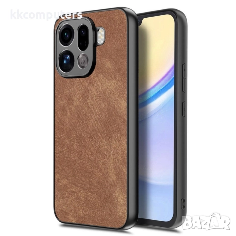 Защитен Ретро Кожен Калъф за Oppo Find X9 Pro 5G - PU кожа с винтидж текстура, TPU рамка, Вкл. Скрий, снимка 6 - Калъфи, кейсове - 52692521