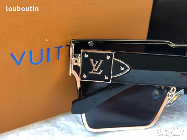 Louis Vuitton 2022 висок клас мъжки слънчеви очила унисекс дамски тип маска, снимка 10 - Слънчеви и диоптрични очила - 36050505