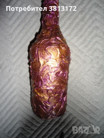 ртчно декорирано шише, снимка 2 - Други - 51069482