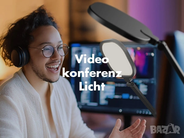 Професионална LED настолна лампа 15W с тъч контрол и защита за очите, снимка 8 - Лед осветление - 53290828