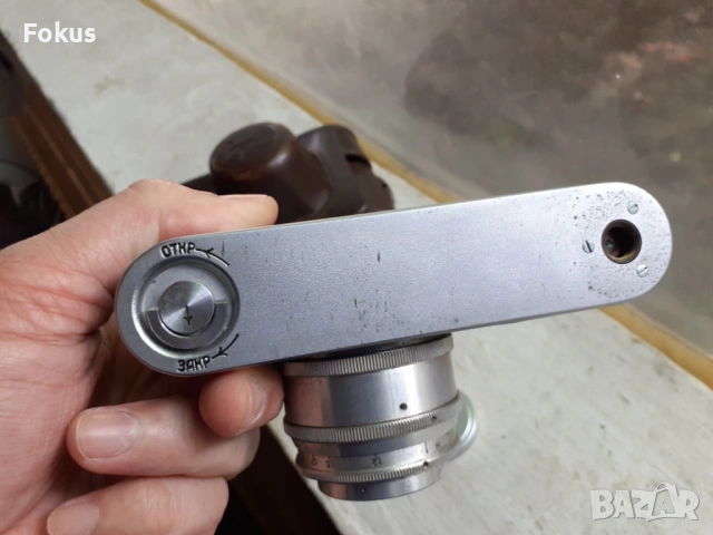 Стар съветски фотоапарат Зоркий 5, снимка 5 - Антикварни и старинни предмети - 53371914