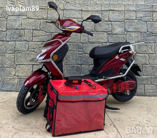 Електрически Скутер 2000W,60V,20aH+Управление като велосипед+ЛИЗИНГ+Документи за регистрация за 2025, снимка 6 - Мотоциклети и мототехника - 40679040