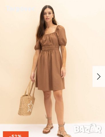 Нова ленена рокля Defacto, снимка 1