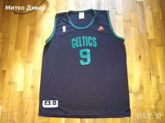 Rajon Rondo #9 Boston Celtics NBA баскетболна тениска размер ХЛ реален