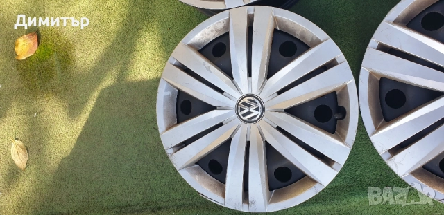 Оригинални немски железни джанти 16 цола 5х112 с тасове за Фолксваген. , снимка 12 - Гуми и джанти - 52420516