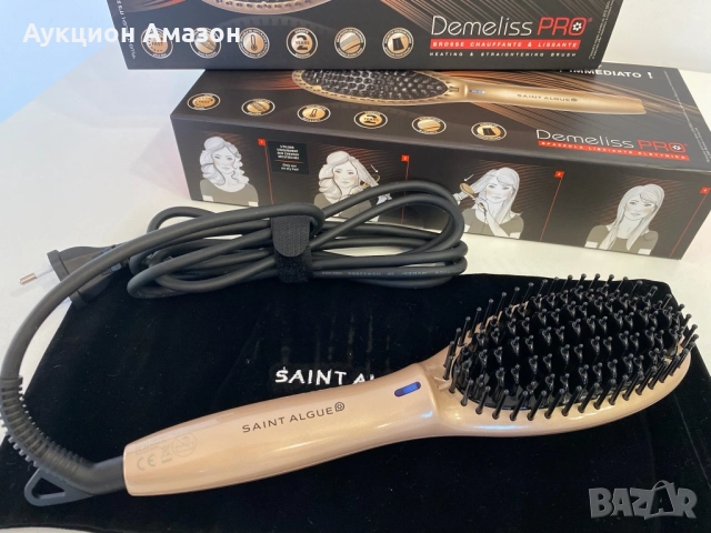 Четка за изправяне на коса Saint Algue Demeliss Pro , снимка 2 - Преси за коса - 52917223