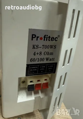 2 броя трилентови колони за градина или веранда Profitec KS 700 SW  - 60-100W - 4-8 ома, снимка 7 - Тонколони - 55889466