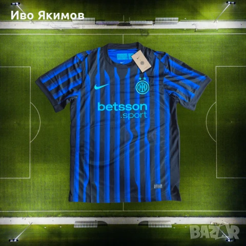 Официален първи екип Inter Milan сезон 2025/26, снимка 1
