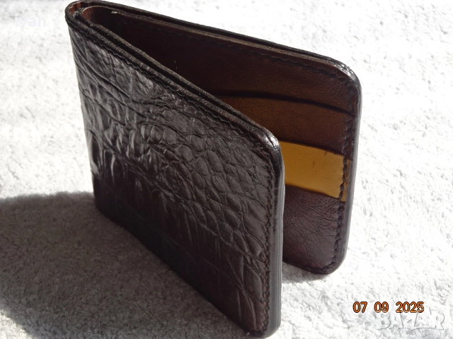 мъжки портфейл /ръчна изработка/, снимка 2 - Портфейли, портмонета - 51614913