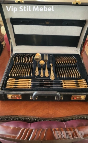 Прибори за хранене Solingen 24k позлата 