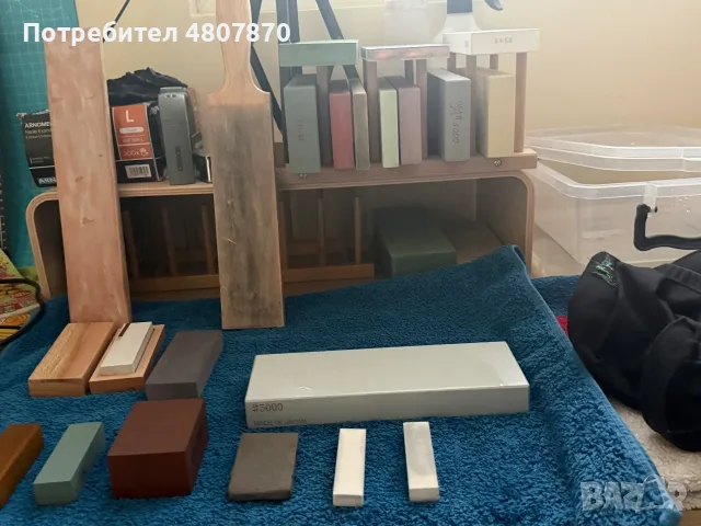 Професионални точиларски услуги/Точене на кухненски и ловни ножове, сатъри и т.н.