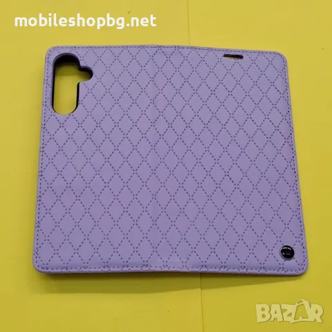 Samsung A16 калъф страничен с прегради лилав , снимка 2 - Калъфи, кейсове - 48688631